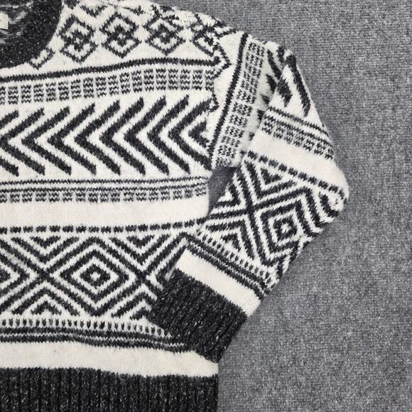 Lucky Brand Sweater Womens Medium Geometric Atzec Crewneck Pullover Soft Knit - Picture 11 of 16